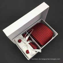 Handgemachte 100% Seide Jacquard Woven Herren Tie Box Set